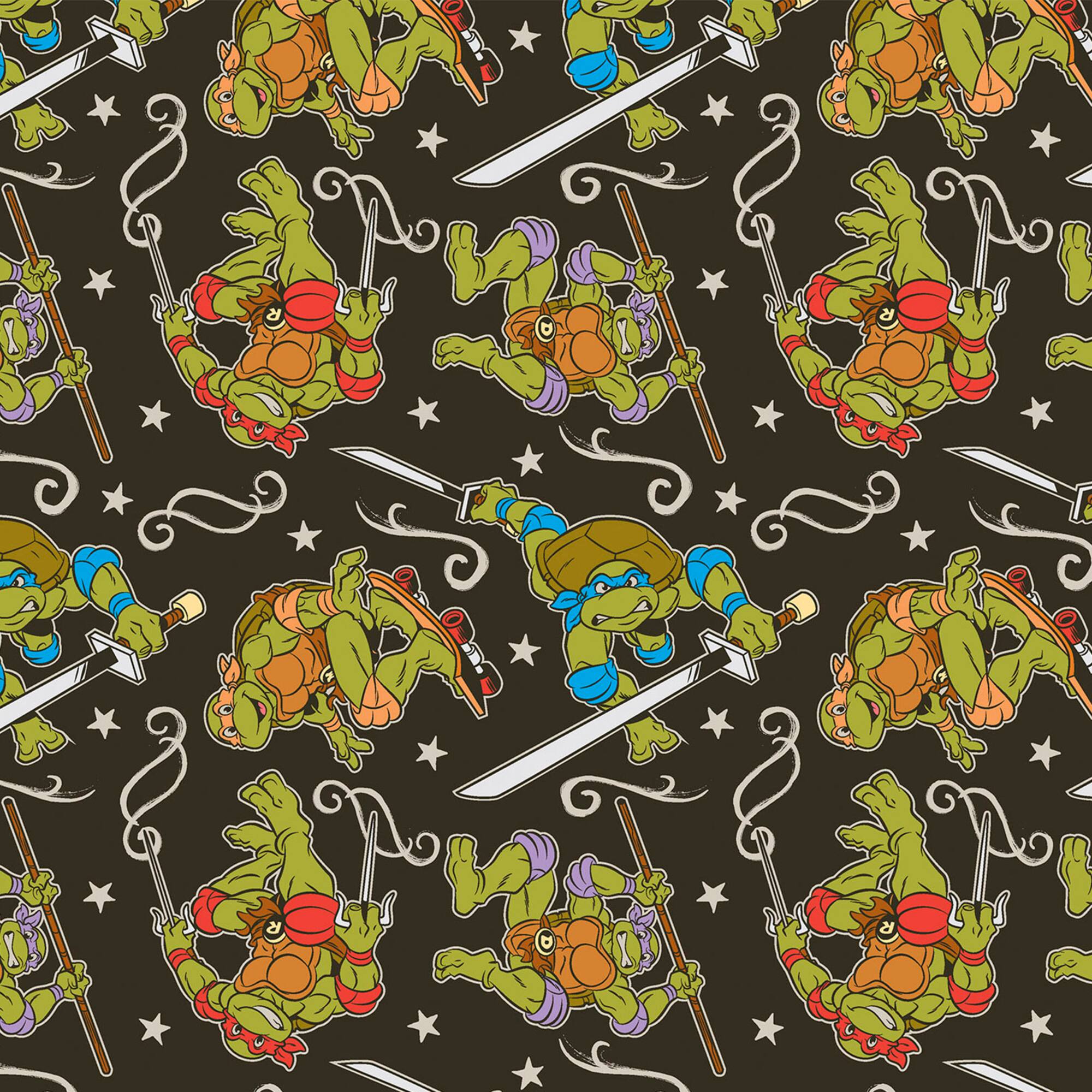 Nickelodeon® Teenage Mutant Ninja Turtles® Toss Cotton Fabric